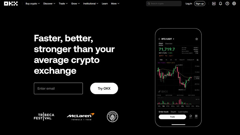 OKX Exchange Official Website Homepage