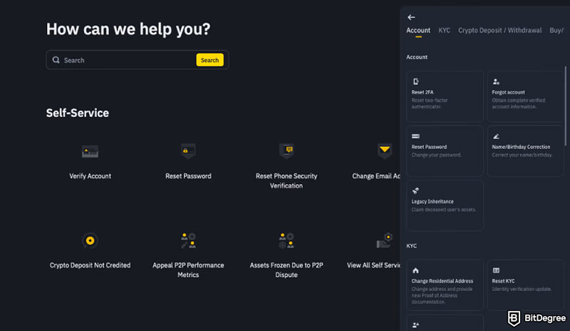 Binance Security Settings