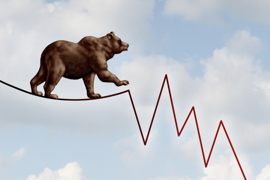 Bear market has three stages