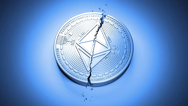 Ethereum ETH supply reduction