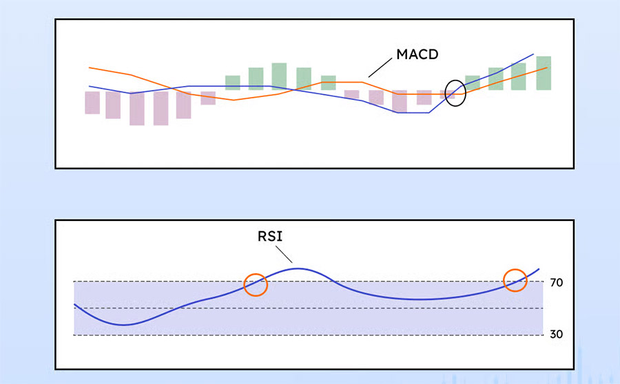 MACD and RSI Indicator Chart