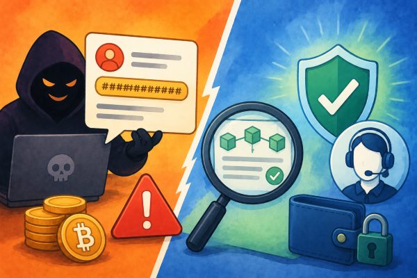 Scammers Can Name Your Transaction Hash: Why That Does Not Prove They Are Real Support