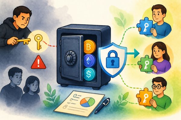 Crypto Inheritance Divided Among Multiple Heirs: How to Stop the First Heir from Taking It All