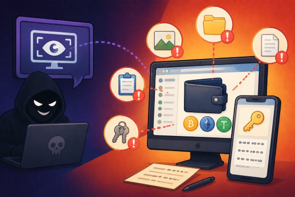 Fake Customer Service Requests Screen Sharing: What Crypto Wallet Information Can They See?