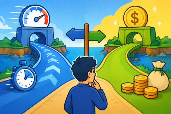 Fast Route or Cheap Route: Where Cross-Chain Cost Differences Come From