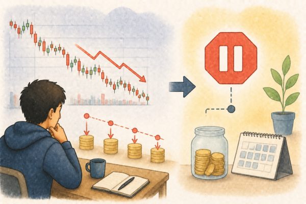 DCA Investing While Prices Keep Dropping: When Should You Pause Your Plan?