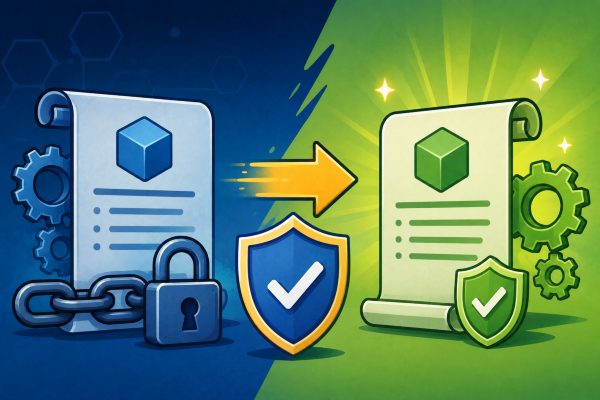 Will Insurance Coverage Automatically Continue After a Protocol Upgrade Changes the Contract Address?