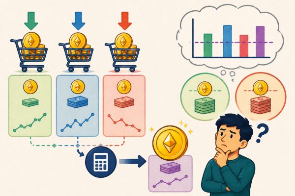 Buying the Same Coin in Batches: Why Your Average Cost Looks Different