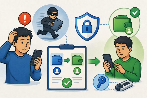 Heir's Phone Stolen: How to Safely Change an Existing Beneficiary Wallet