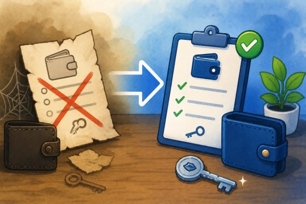 Inheritance Plan Not Updated for Years: How to Void Old Instructions After Switching Wallets