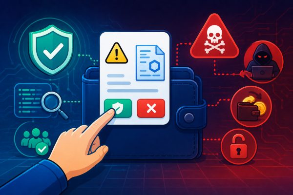 Wallet warns the contract is unaudited: When you must reject