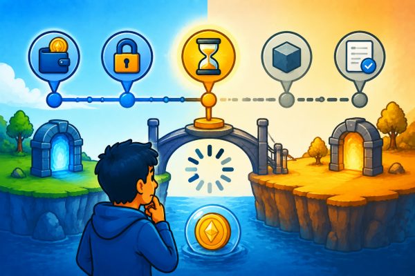 Cross-chain status shows waiting for target transaction: where is your money stuck?