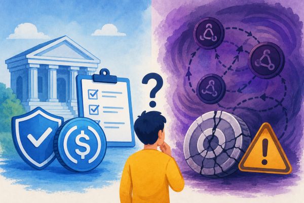 Algorithmic Stablecoins Not Covered by the Same Law: How Users Can Tell the Difference