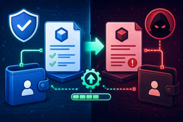 Upgradeable Delegation Contracts: Can Your Wallet Authorization Be Swapped for Malicious Code?