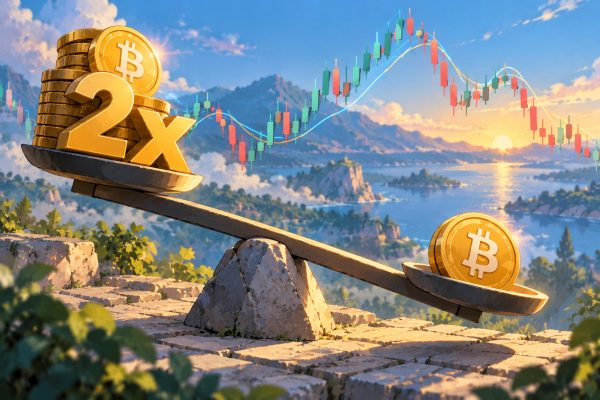 Can You Hold a 2x Bitcoin ETF Long Term? Daily Reset and Return Deviation