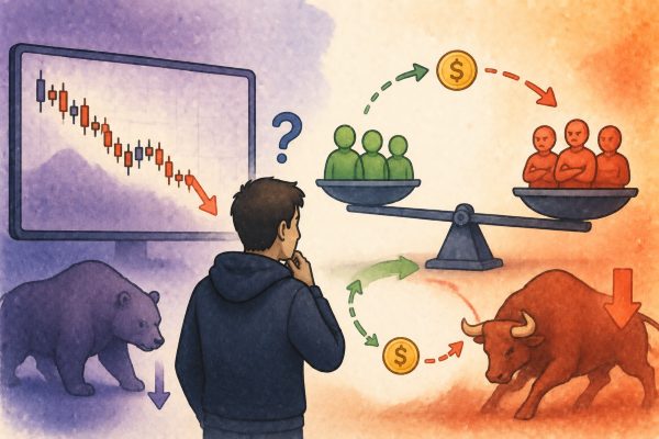 Negative Funding Rate But Falling Prices: Why Short Traders Still Have to Pay