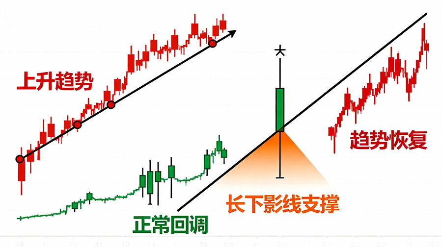 Candlesticks in Uptrend